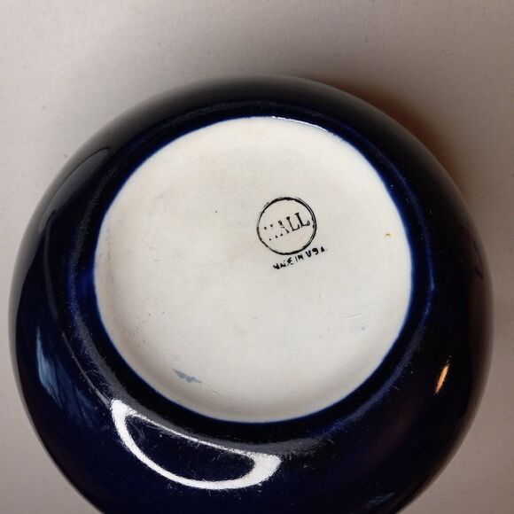 Vintage Hall Cobalt Blue Pitcher - Picture 4 of 5